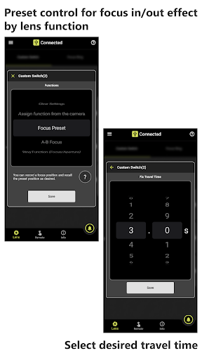 TAMRON Lens Utility Mobile Screenshots