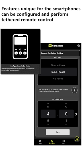 TAMRON Lens Utility Mobile Screenshots
