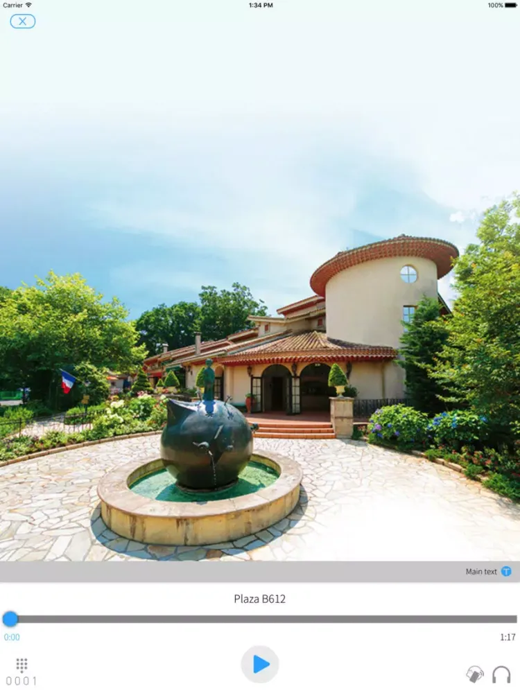 Capturas de pantalla de “The Little Prince Museum” audio guide iPad 