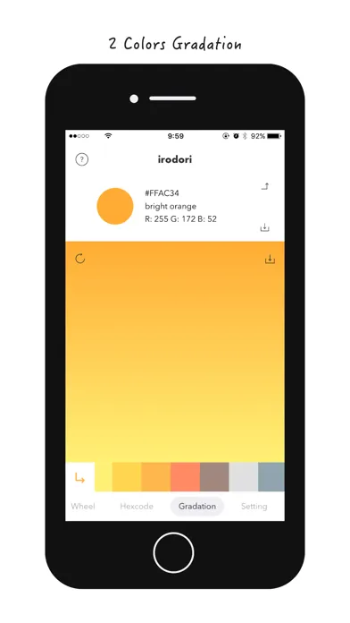 Captures d'écran de irodori -color schemes-