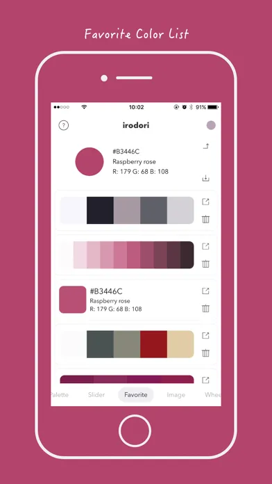 Captures d'écran de irodori -color schemes-