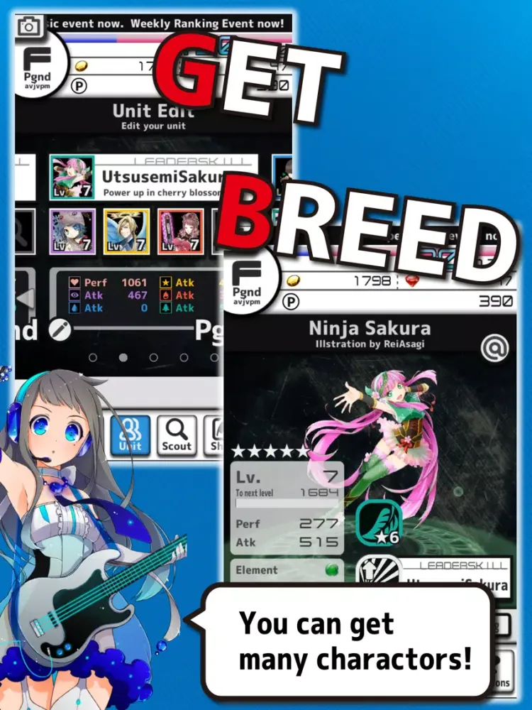 Capturas de pantalla de Breed×Battle×Music - BEMAGI iPad 