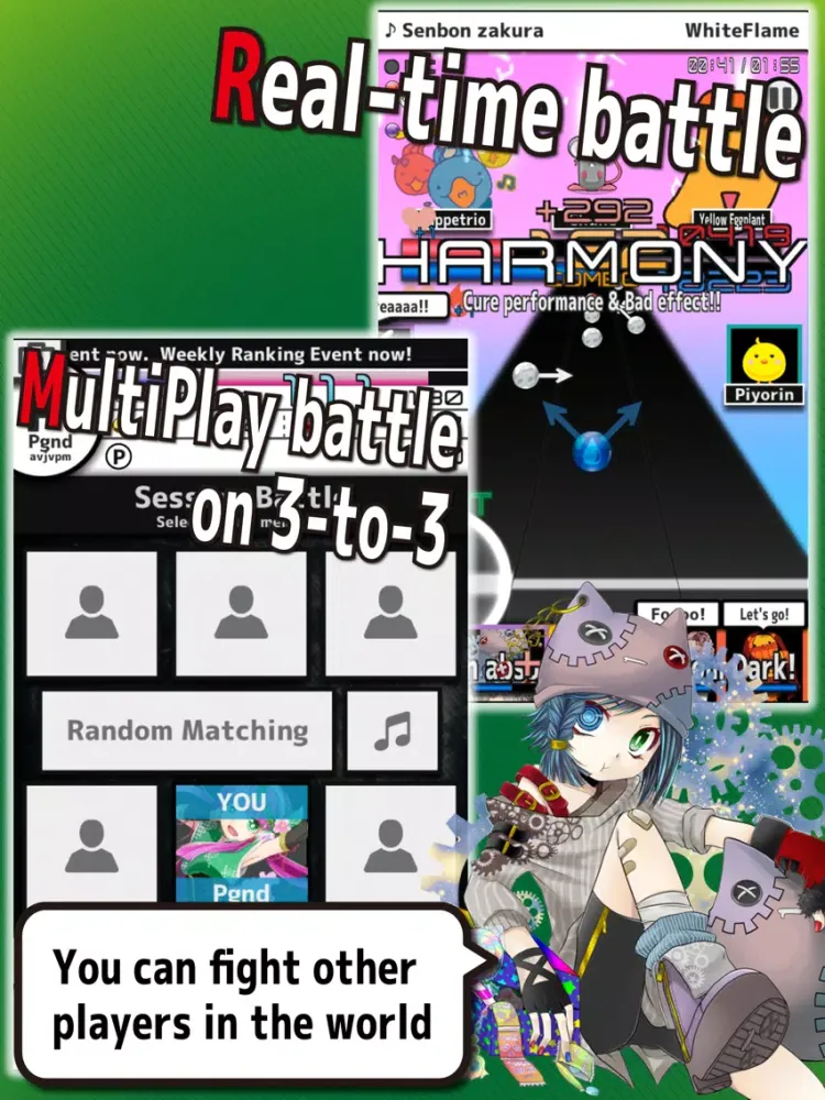 Capturas de pantalla de Breed×Battle×Music - BEMAGI iPad 