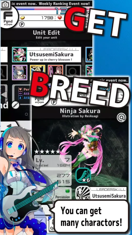 Capturas de pantalla de Breed×Battle×Music - BEMAGI