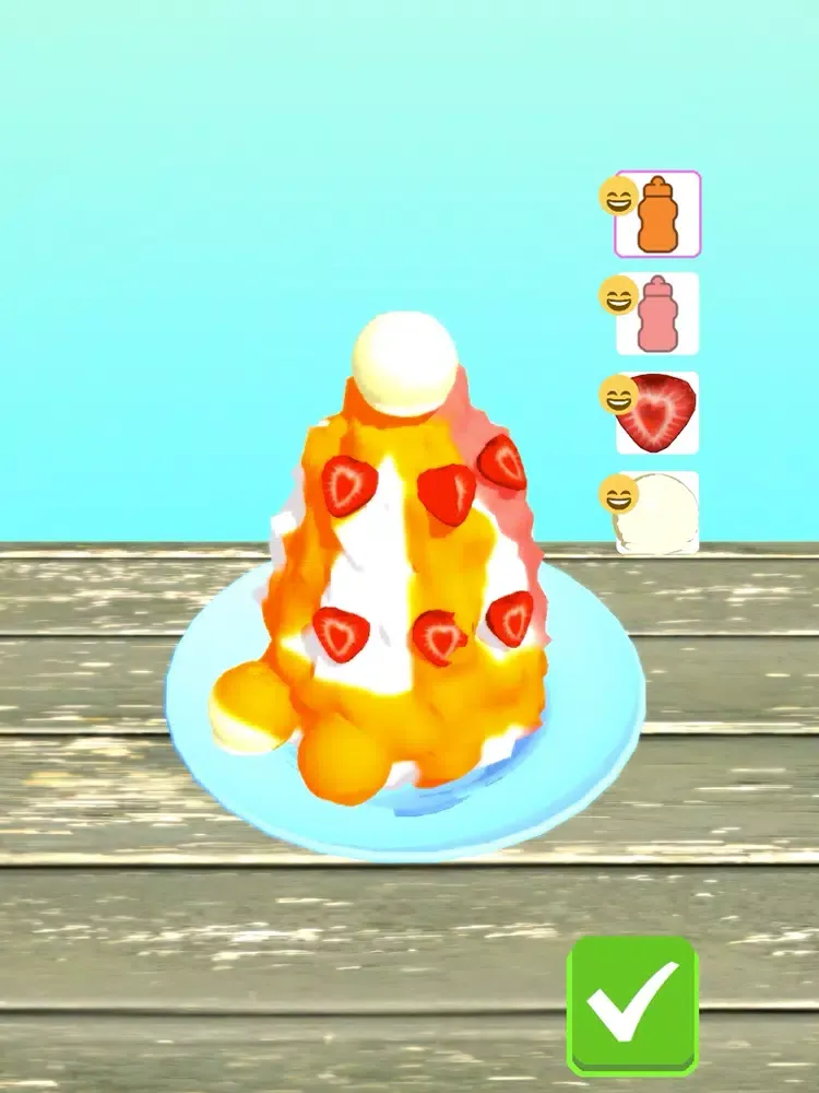 Ảnh chụp màn hình của Colorful Shaved Ice iPad 
