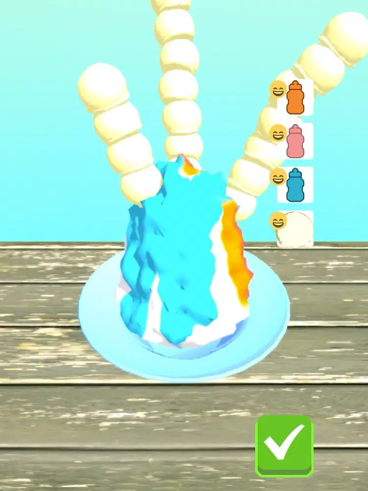 Ảnh chụp màn hình của Colorful Shaved Ice iPad 