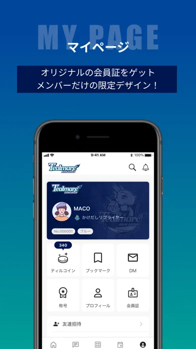Capturas de pantalla de アイシンティルマーレ碧南公式ファンクラブ