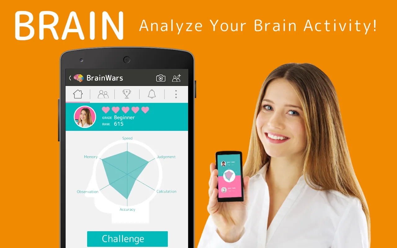 Tangkapan skrin Brain Wars