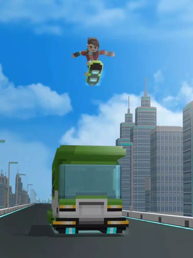 Tangkapan layar Highway Surf iPad 