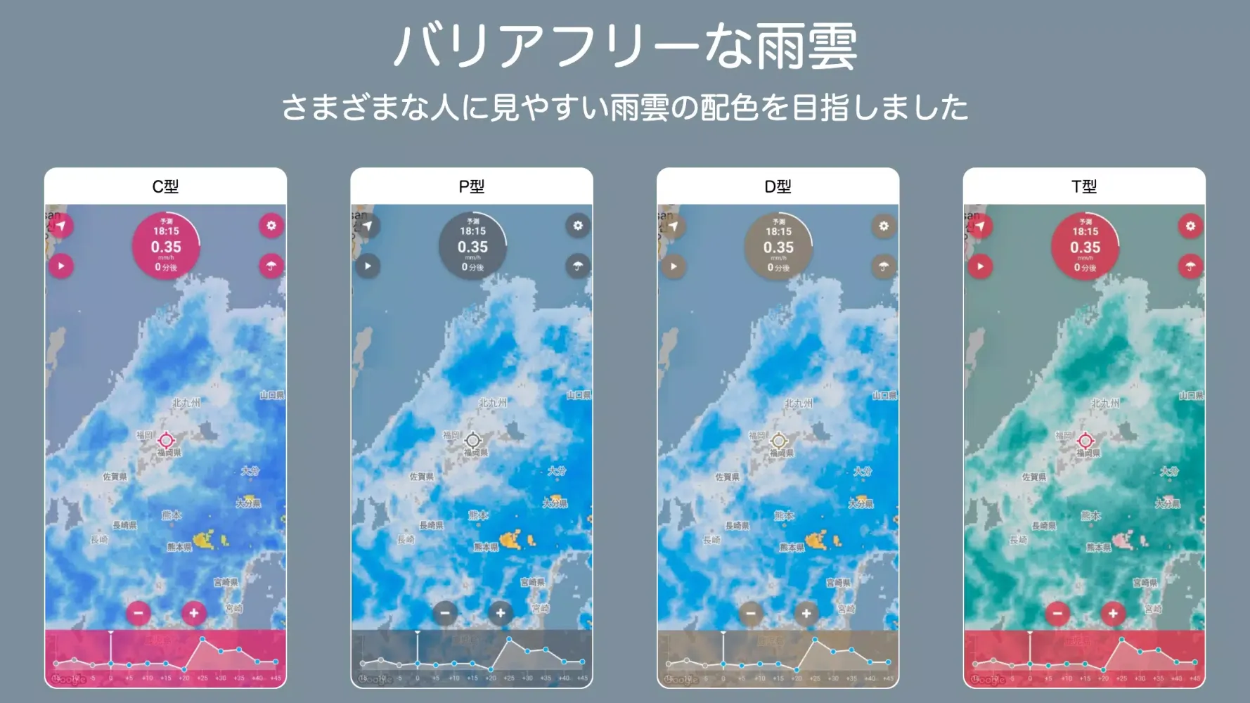 雨ですかい？【雨が降る時間と量がすぐわかる雨雲レーダー】 स्क्रीनशॉट