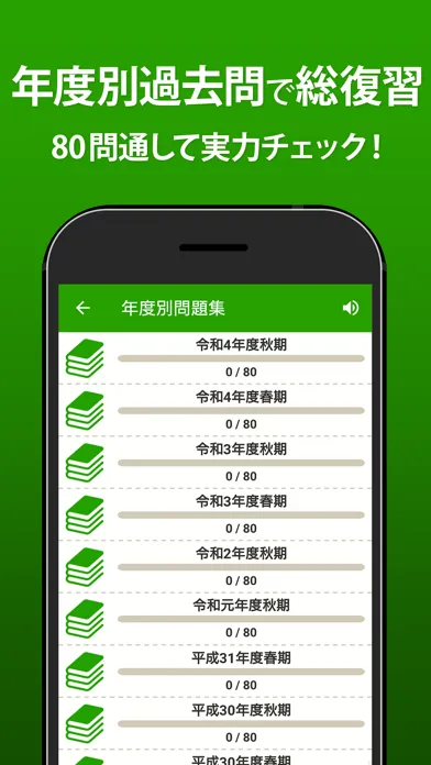 Capturas de tela do 応用情報技術者試験 - 全問解説