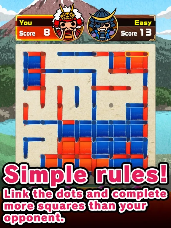 Dots and Boxes Battle game iPad  স্ক্রিনশট