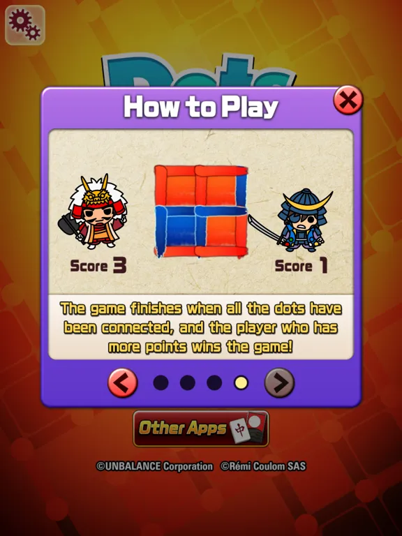 Dots and Boxes Battle game iPad  স্ক্রিনশট