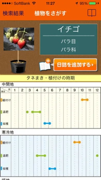 صور 菜活 - 家庭菜園活動記録アプリ