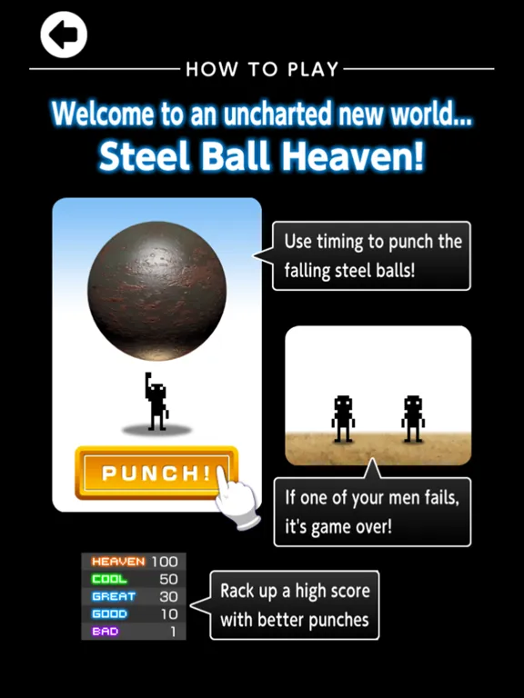 Скриншоты Steel Ball Heaven iPad 