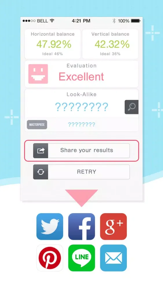 Facial Beauty Analysis Screenshots