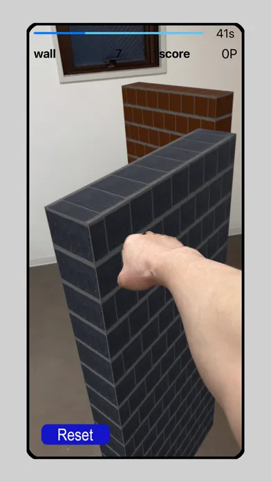 Capturas de tela do AR-wall