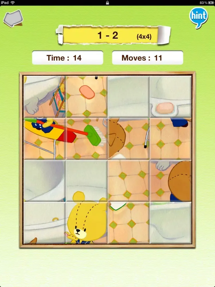Capturas de tela do Picture Swap Puzzle - Tiny Twin Bears iPad 