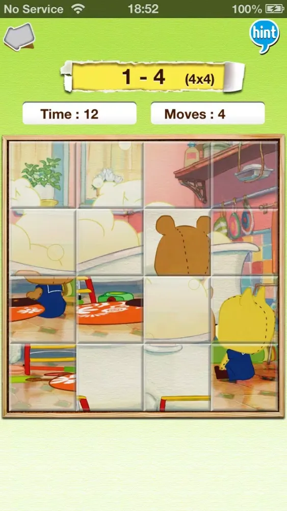 Capturas de tela do Picture Swap Puzzle - Tiny Twin Bears