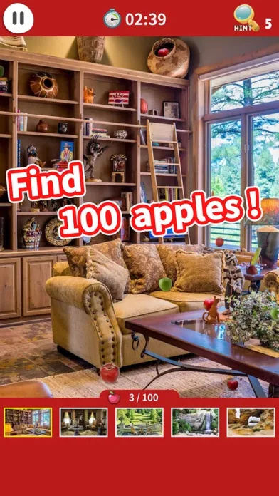 Screenshot di Hidden Object Game : 100 Apples