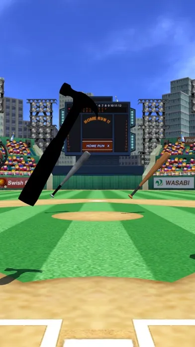 Home Run X 3D - Baseball Batting Game应用截图