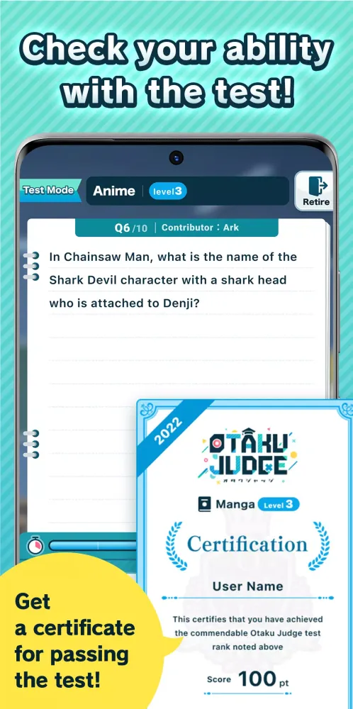 Tangkapan skrin OTAKU JUDGE