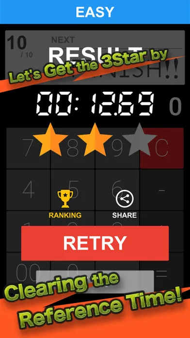 Capturas de tela do Calculator Time Attack - Calculator Typing Game