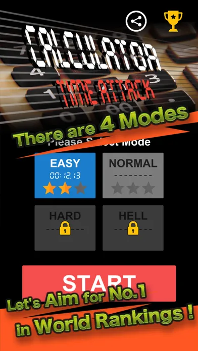 Capturas de tela do Calculator Time Attack - Calculator Typing Game