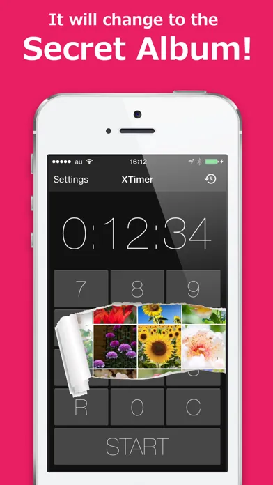 Capturas de tela do Secret Timer Hide your photos
