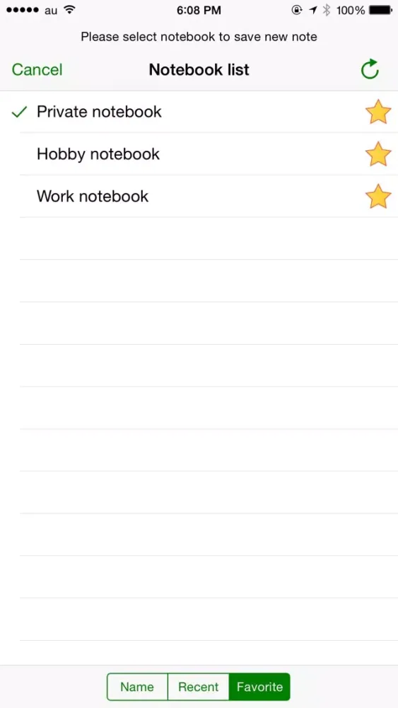 Captures d'écran de CellMemo - Quickly create a note with images for Evernote