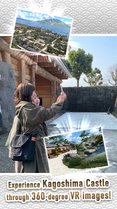 Capturas de pantalla de VR Kagoshima Castle