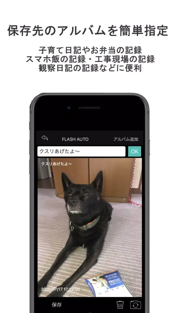 Capturas de tela do 日記カメラ