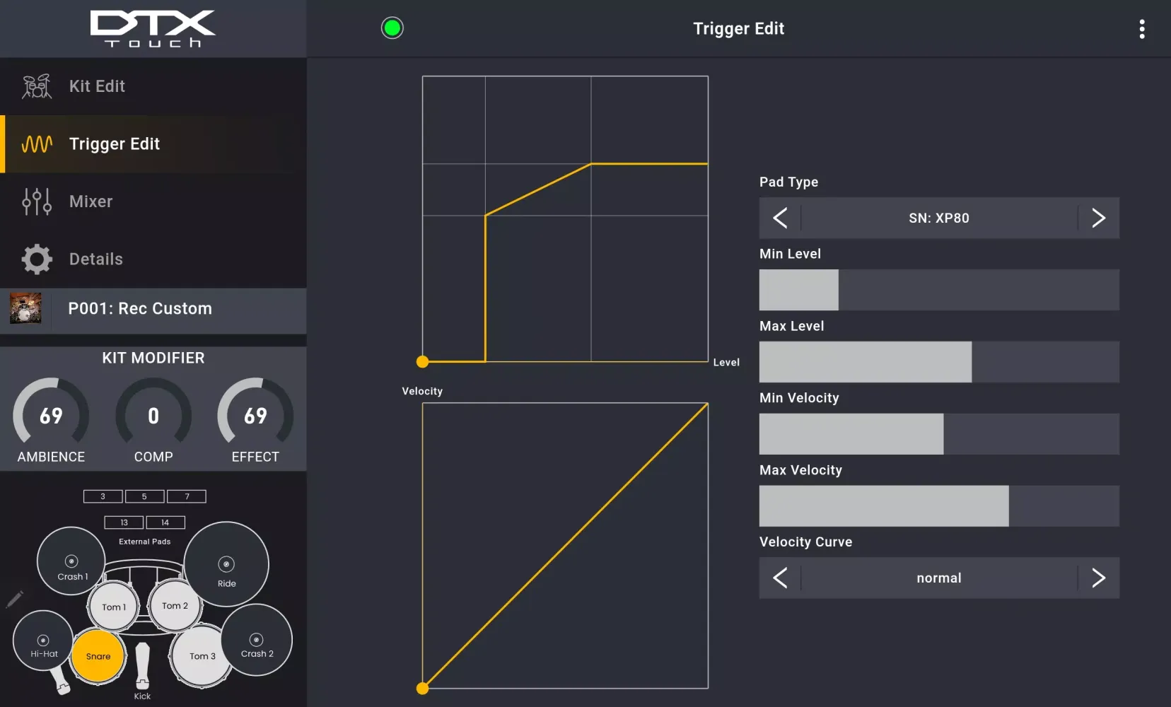 Скриншоты DTX Touch