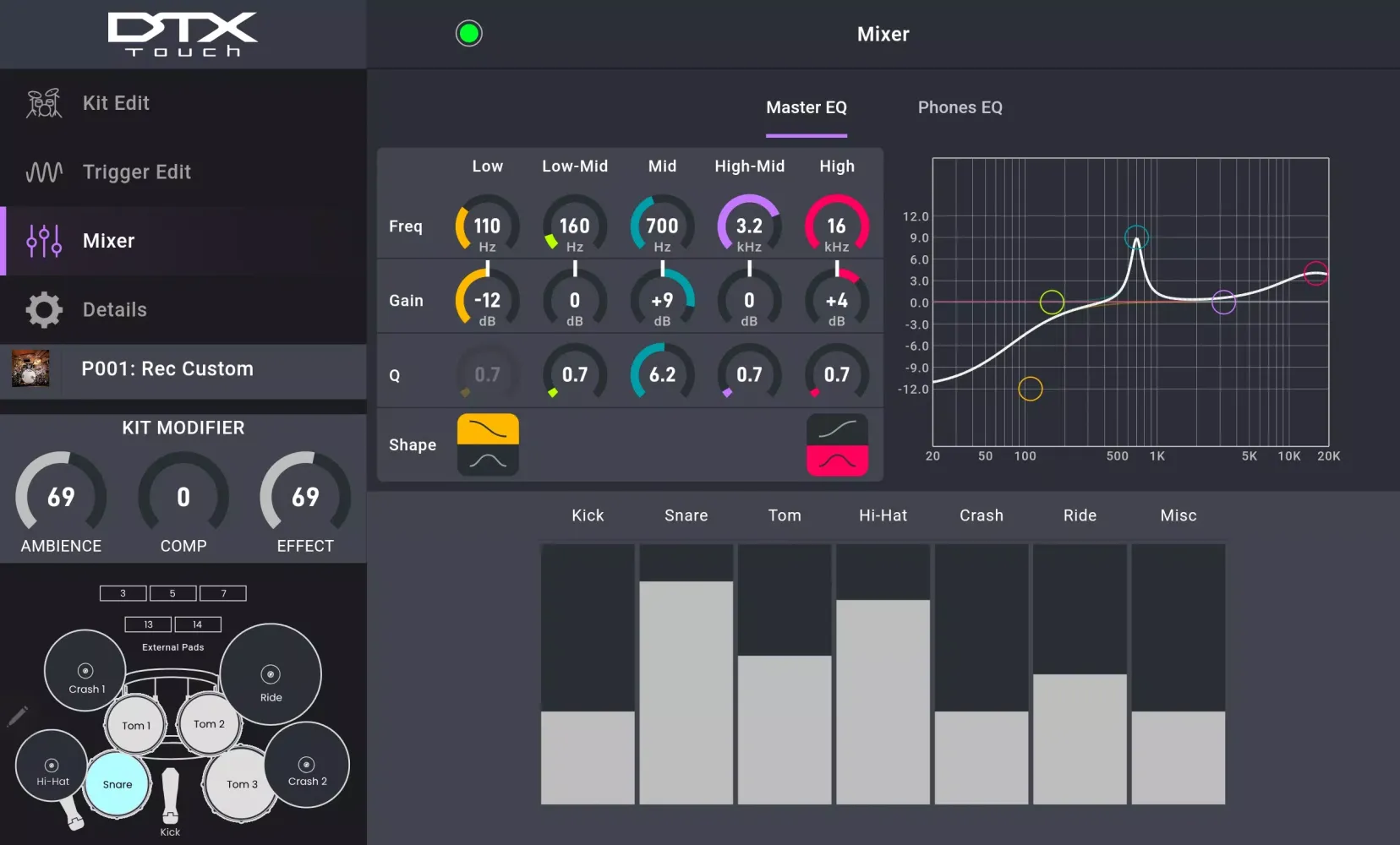 Скриншоты DTX Touch