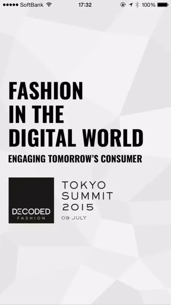 Tangkapan skrin Decoded Fashion Tokyo Summit