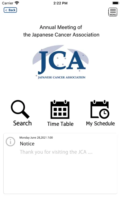 JCA Abstracts سکرین شاٹس