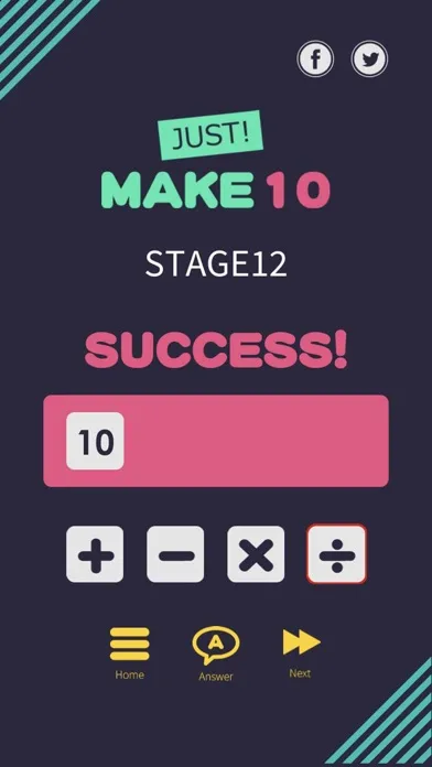 Just make 10  Simple math game 스크린샷