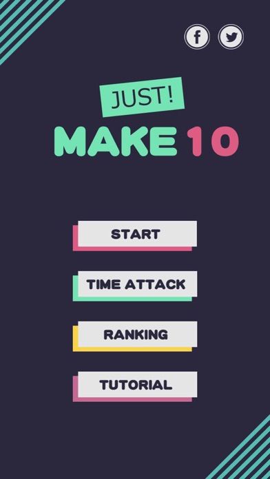 ภาพหน้าจอของ Just make 10  Simple math game