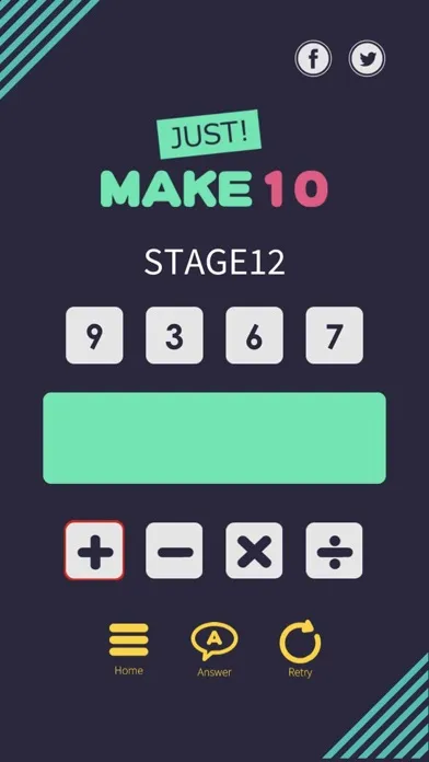 Just make 10  Simple math game 스크린샷