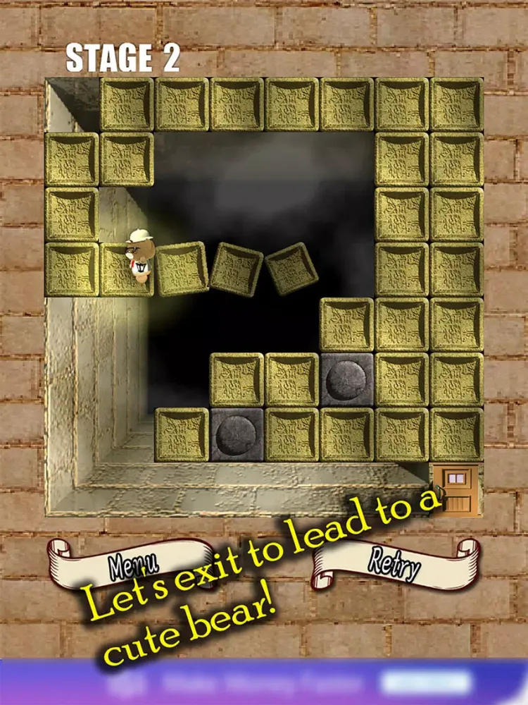 Bear's ruins escape iPad  スクリーンショット