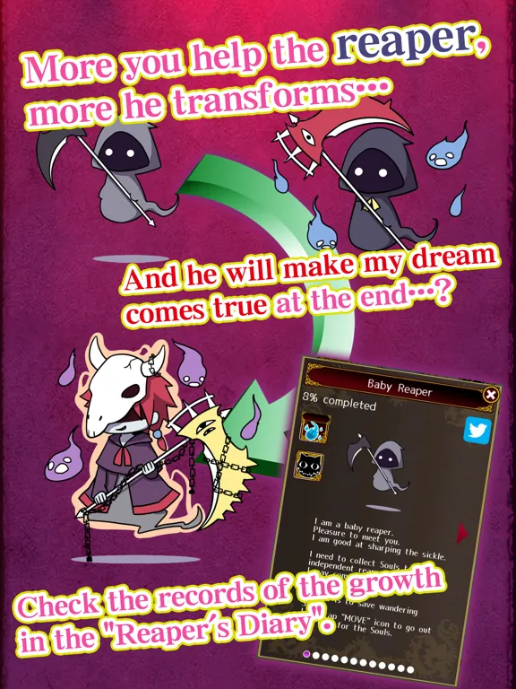 Tangkapan layar Death -Fatal Love with Tender Reaper- iPad 