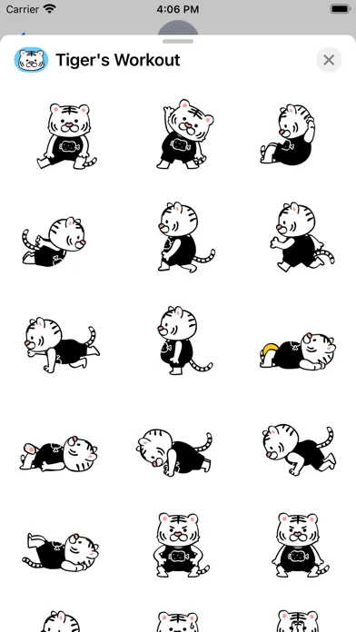 Screenshot di Tiger's Workout