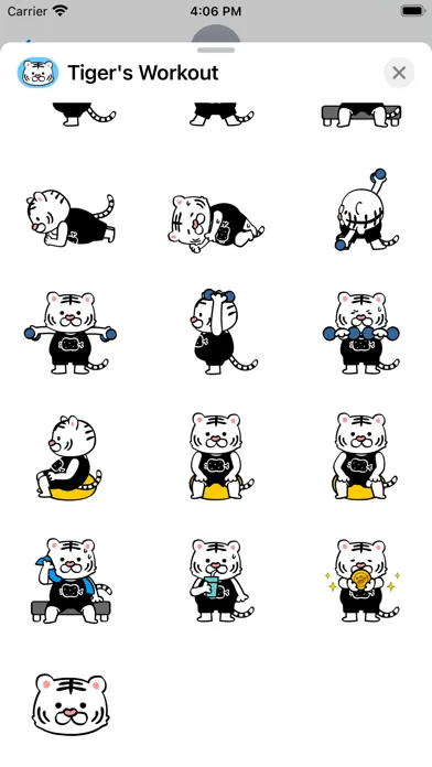 Screenshot di Tiger's Workout