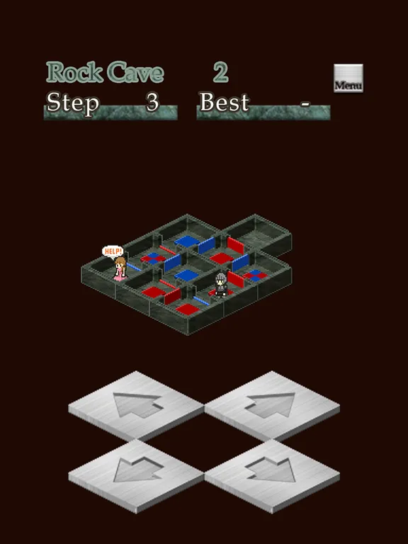 Tangkapan layar Labyrinth of Red and Blue iPad 