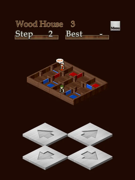 Tangkapan layar Labyrinth of Red and Blue iPad 