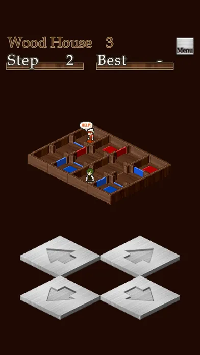 Tangkapan layar Labyrinth of Red and Blue