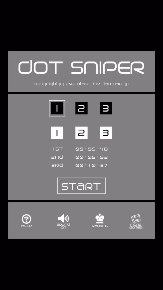 Ảnh chụp màn hình của Dot Sniper