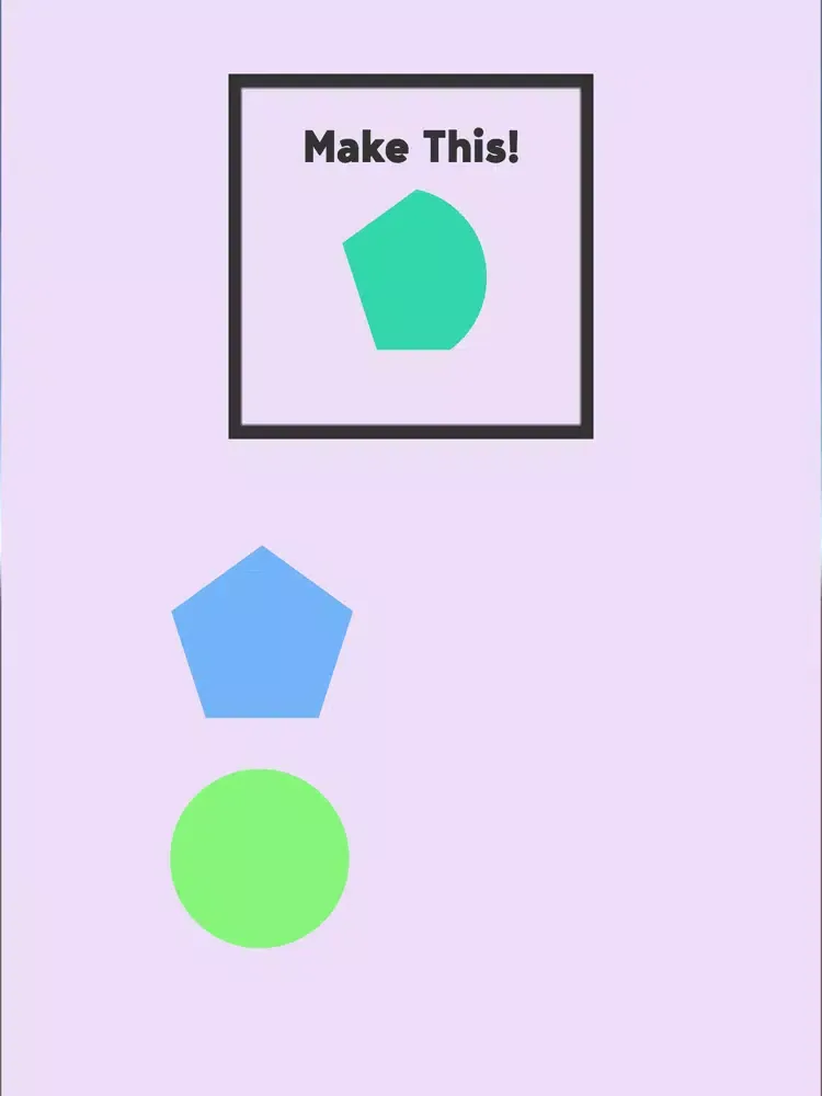 Cut out Shapes! iPad  سکرین شاٹس