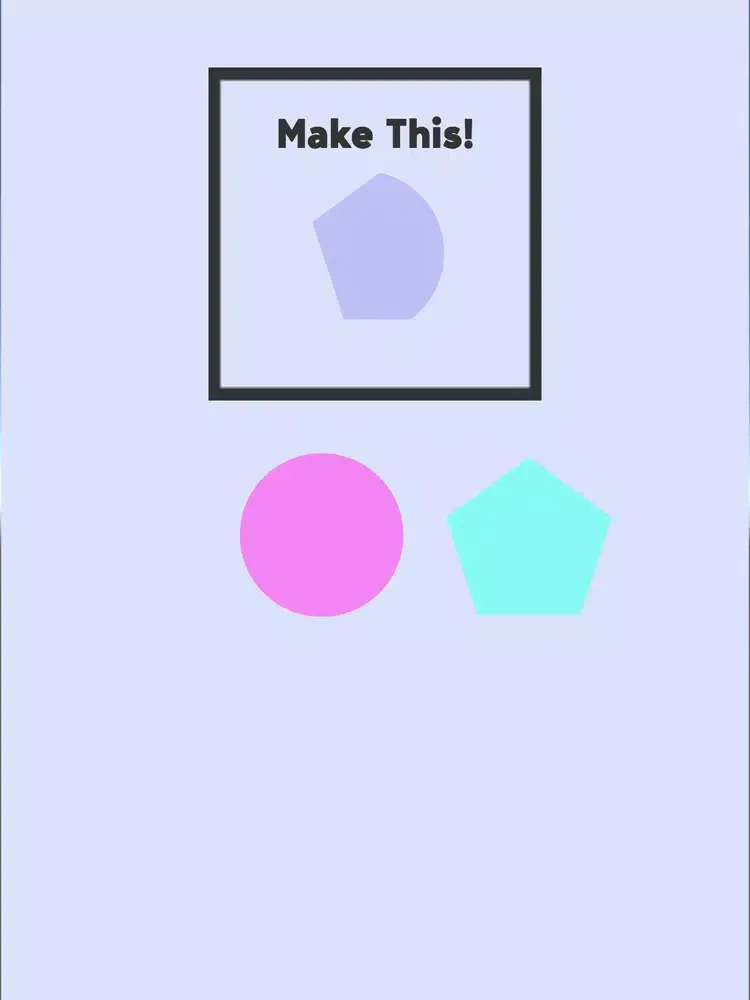 Cut out Shapes! iPad  سکرین شاٹس