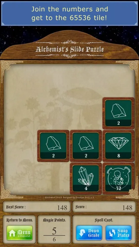 Alchemist's slide puzzle Ekran Görüntüleri